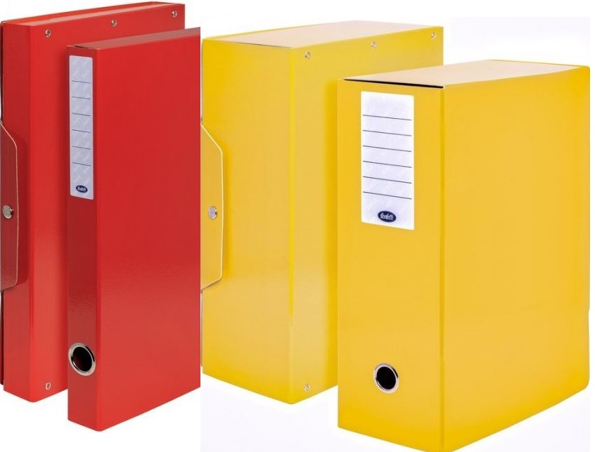 SCATOLA PROGETTI CON BOTTONE - DORSO 3-5-7-10-12-15 CM - 34X24 CM - VARI COLORI   -  ACQUISTO MINIMO 5PZ Foto prodotto